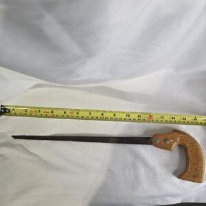 Vintage Wooden Hand Saw